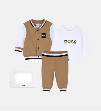 Ensemble pantalon, cardigan et tee-shirt BOSS Kidswear