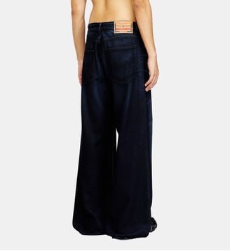 Relaxed Jeans Low Waist D-Rise - Diesel - Bleu foncé