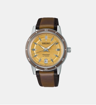 Montre automatique Presage Doré SRPL75J1 - Seiko - Argenté