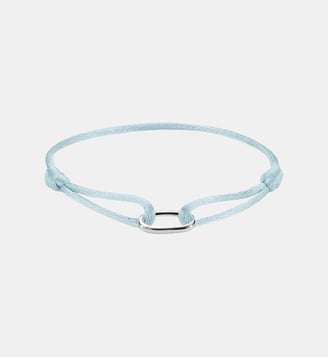 Bracelet textile turquoise Connect - Thomas Sabo - Argent