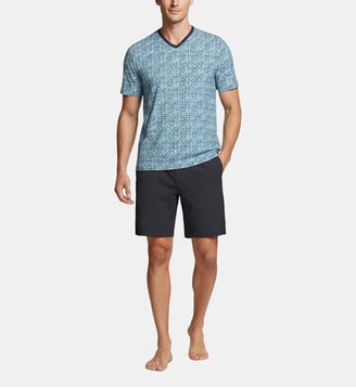 Pyjama court d'homme en Coton - Impetus - Bleu