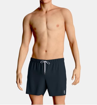 Short de bain uni avec suspensoir Impetus