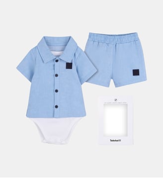 Ensemble chemise et short - Timberland - Ciel surteint