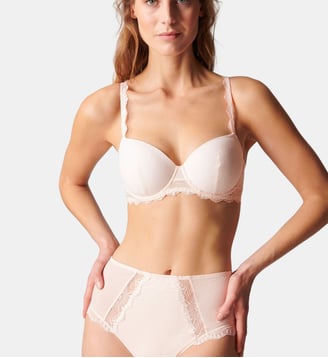 Soutien-gorge corbeille coque - Rose sakura Simone Pérèle