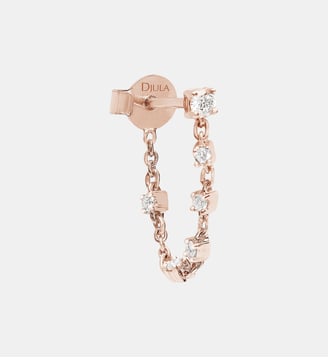 Gypsy bijou d'oreille chaine en or jaune - Djula - Or rose