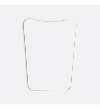 Miroir en laiton 90 x 65 cm La Redoute Interieurs