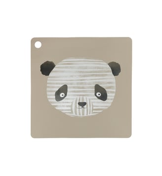 Sets de table en silicone à thème animalier - OYOY - Beige