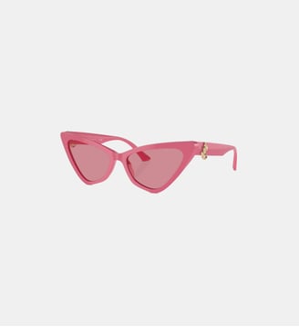 Lunettes de soleil Œil de chat JC5008 - Jimmy Choo - Rose