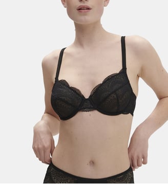 Soutien-gorge avec armatures classique - Noir - Simone Pérèle - Noir