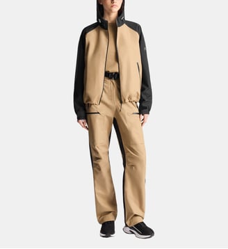 Blouson syarane col capuche coupe regular - Fusalp - Savane et noir