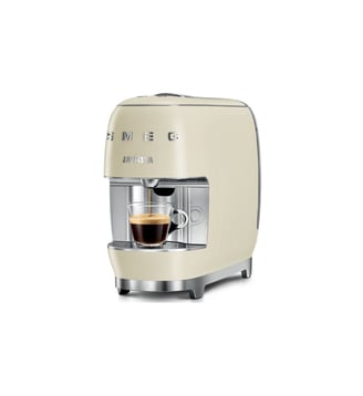 Cafetière à dosette Smeg crème - Lavazza - Beige
