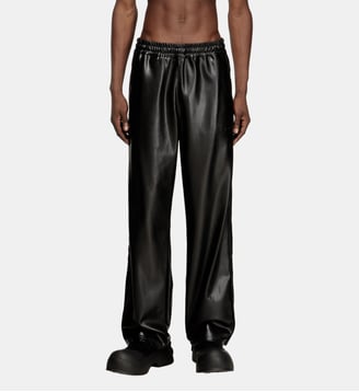 Pantalons en tissu enduit - Diesel - Noir