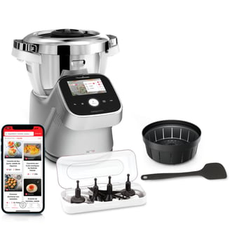Robot cuiseur I Companion Touch Pro HF93ECF0 - Moulinex - Argent