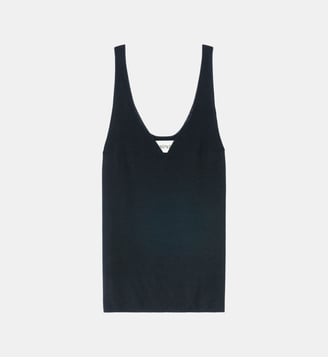 Débardeur sans coutures cachemire et soie - Bompard - Noir
