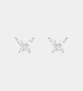 Boucles D'Oreilles Papillon - APM Monaco - Blanc