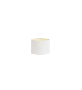 Abat-jour cylindrique Livigno - Blanc - Ø20x15cm - Light & Living - Blanc