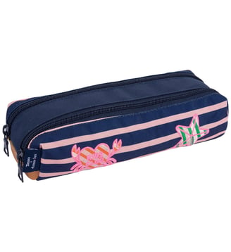 Trousse double compartiment - Tann's - Bleu