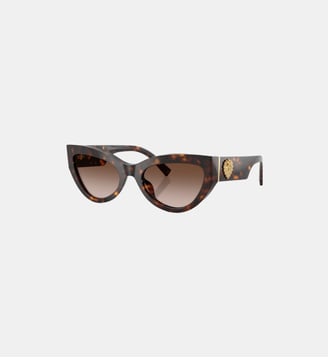 Lunettes de soleil Œil de chat DG4536 - Dolce & Gabbana - Havane