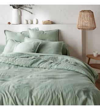 Housse de couette en lin lavé La Redoute Interieurs