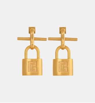 Boucles d'oreilles cadenas Pulse en laiton - Balmain - Gold
