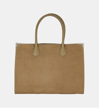 Sac cabas Ming L grainé - The Kooples - Taupe