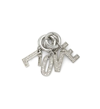 Charms en métal avec breloques LOVE - Diesel - Gris argente