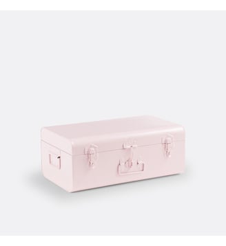 Cantine malle en métal acier - La Redoute Interieurs - Rose poudré