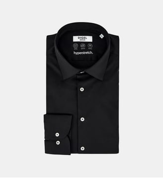 Chemise slim Argos - Digel - Noir