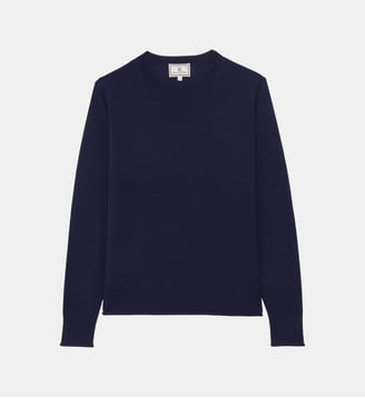 Pull Angelica en laine mérinos - Ines de la Fressange Paris - Bleu