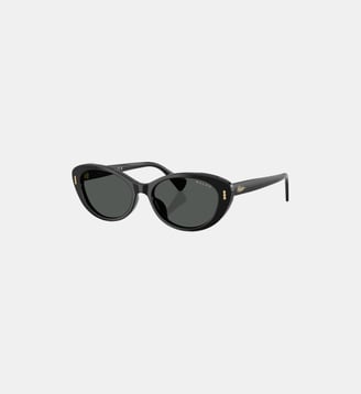 Lunettes de soleil Ovale RA5350U - Polo Ralph Lauren - Noir brillant