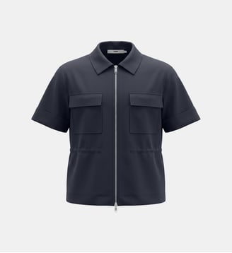 Chemise Clover - Zapa - Bleu marine