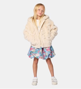 Veste fourrure - Kenzo Kids - Pale trench
