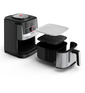 Friteuse sans huile Easy Fry Silence Smart 5L EZ572DF0 - Moulinex - Gris
