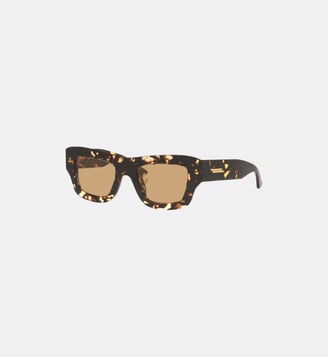 Lunettes de soleil Rectangulaire BV1357S - Bottega Veneta - Écaille