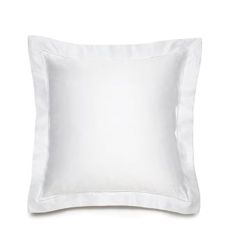 Taie à volant en satin - Ralph Lauren Home - White