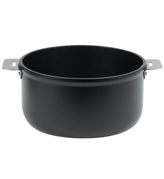 Casseroles antiadhésive en aluminium - poignée amovible - Cristel - Noir