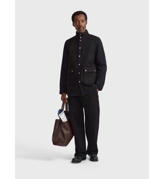 manteau long - Agnès b. - Noir