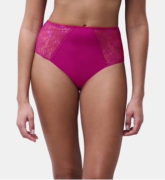 Culotte taille haute - Chantelle Pulp - Tyrian flame