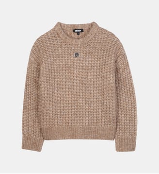 Pull tricoté - DKNY - Grès