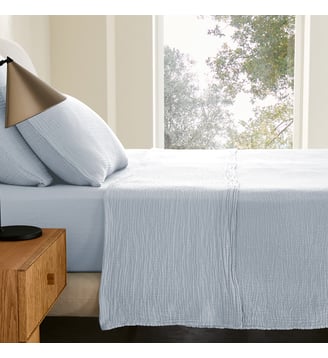 Drap plat en gaze de coton biologique AM.PM