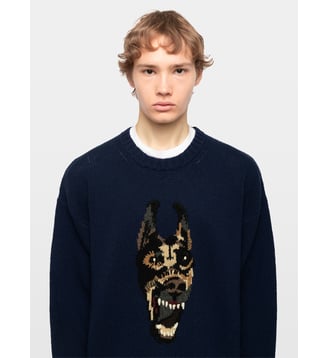 Pull Swonny 100% Laine Mérinos - Zadig&Voltaire - Bleu marine