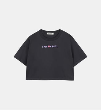 Tee-shirt manches courtes - Billieblush - Dark grey