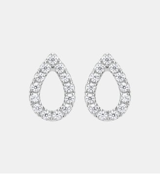 Boucles d'oreilles Poire Magic Touch - Djula - Or blanc
