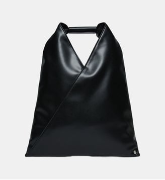 Sac Japanese Bag en imitation cuir Small - MM6 Maison Margiela - Noir