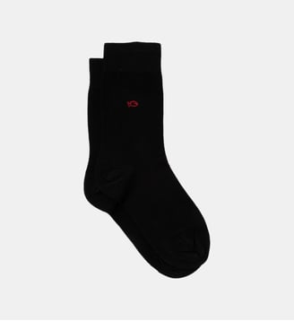 Chaussettes en coton peigné unies - Billybelt - Noir réglisse
