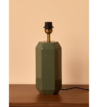 Pied de lampe en céramique - Grand modèle Victoire - Cyrillus - Sauge
