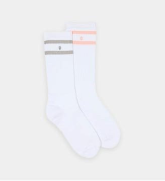 Pack de 2 Chaussettes - Odaje - Gris et rose