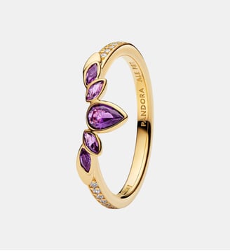 Bague Disney La Reine des Neiges Diadème d'Anna - Pandora - Doré