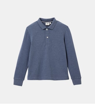 Polo Garçon en coton biologique - Cyrillus - Nuit