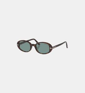 Lunettes de soleil Ovale Iggy - Tom Ford - Écaille